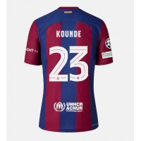 Fotballdrakt Herre Barcelona Jules Kounde #23 Hjemmedrakt 2023-24 Kortermet